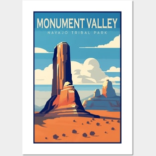 Monument Valley National Park Travel Poster Posters and Art